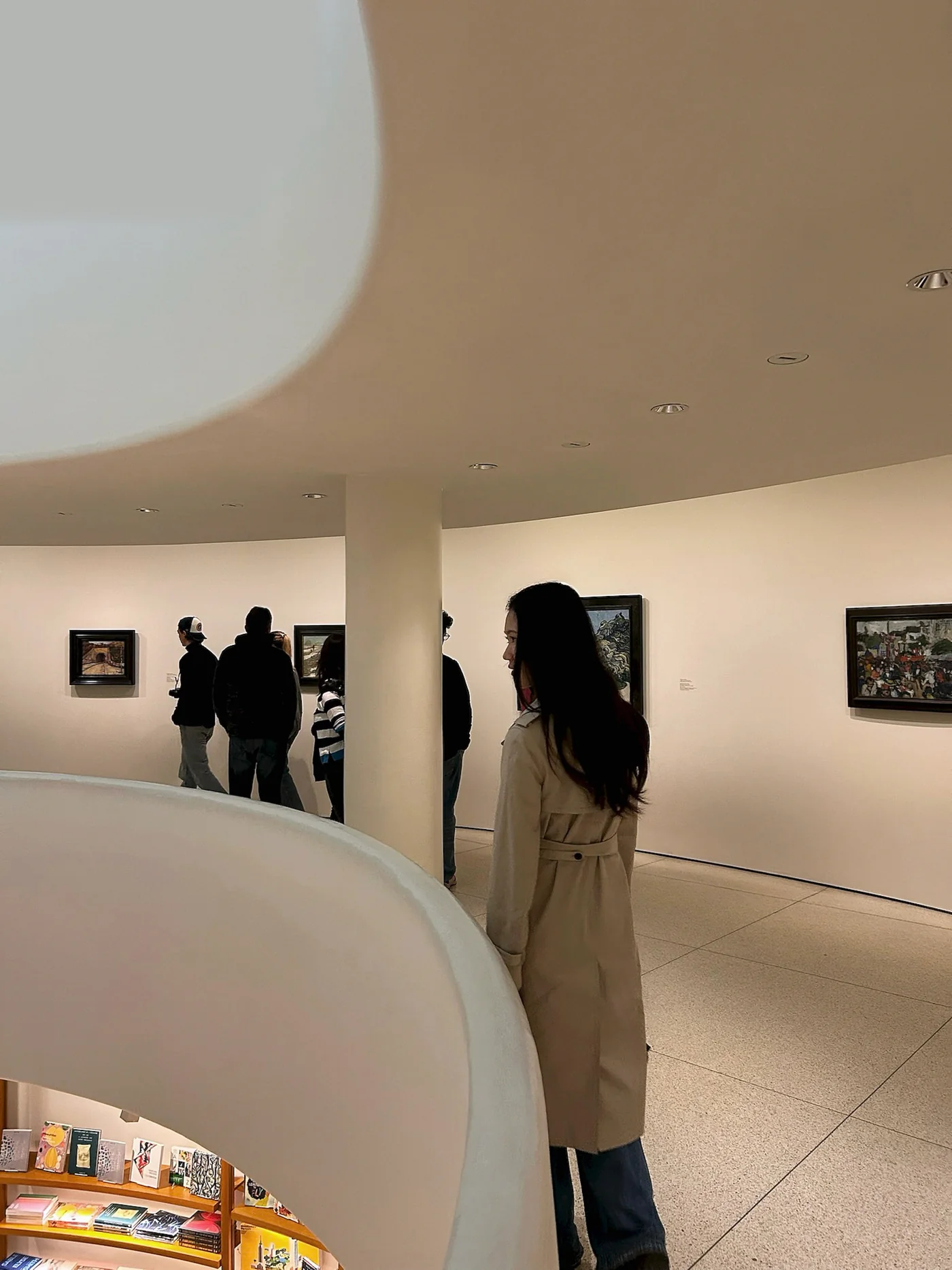 Ashley at a museum